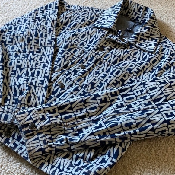 Opening Ceremony Stencil Jean Jacket - Picture 5 of 8